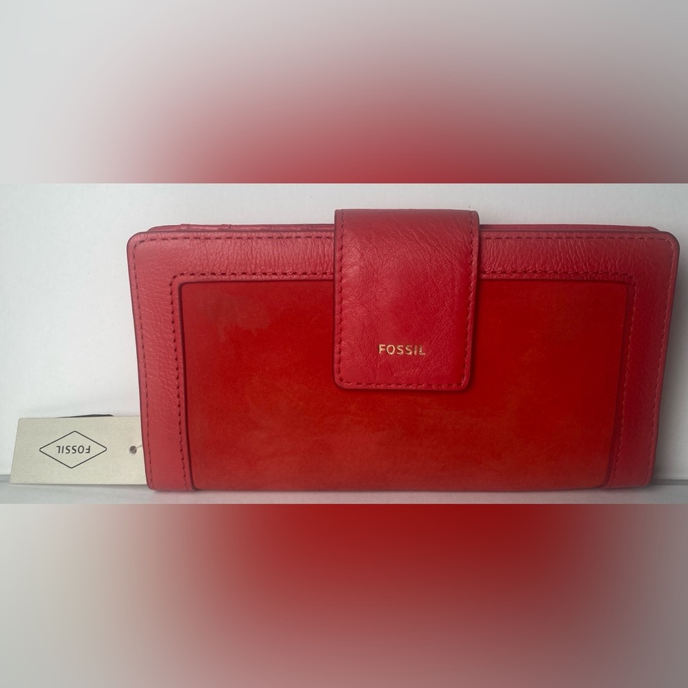 (SOLD) Fossil Logan RFID Tab Clutch Wallet